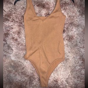 Brown tank bodysuit